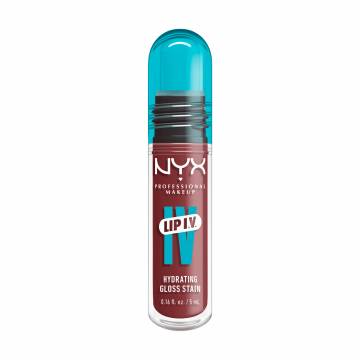 Блеск-тинт для губ NYX Professional Makeup Lip I.V. Hydrating Lip Gloss Stain 02 Hydra Honey, 5 мл Блеск-тинт для губ NYX Professional Makeup Lip I.V. Hydrating Lip Gloss Stain 02 Hydra Honey, 5 мл