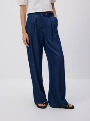 Reserved - Джинси wide leg з ліоцелі - темно-синій - 583CY-59J Reserved - Джинси wide leg з ліоцелі - темно-синій - 583CY-59J