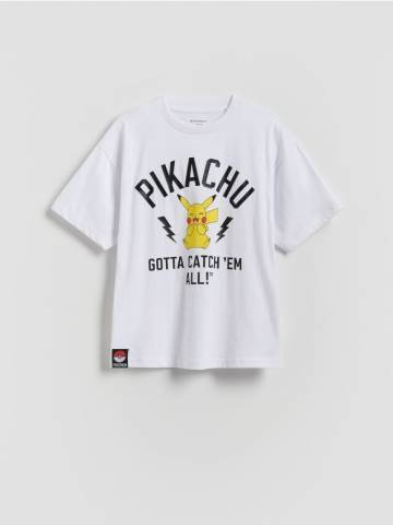 Reserved - Бавовняна футболка Pokemon - білий - 061FH-00X Reserved - Бавовняна футболка Pokemon - білий - 061FH-00X