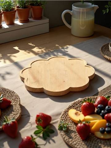 Таця сервірувальна - бежевий