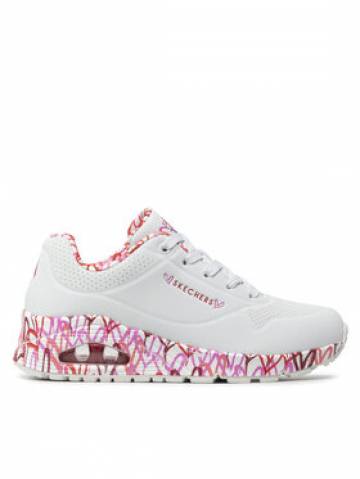 Skechers Снікерcи Uno Loving Love 155506/WRPK Білий Skechers Снікерcи Uno Loving Love 155506/WRPK Білий