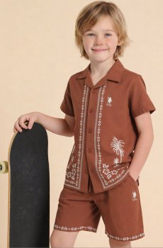 U.S. Polo Assn. Kids Boys Casual Shirt