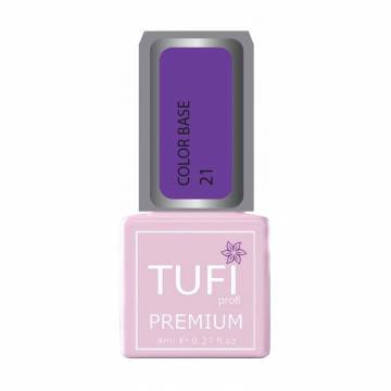 База для гель-лака Tufi profi Premium Color Base 021 Фиолет, 8 мл База для гель-лака Tufi profi Premium Color Base 021 Фиолет, 8 мл