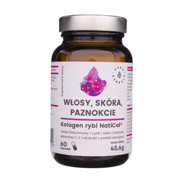 Коллаген Aura Herbals Collagen Fish Naticol 400 мг, 60 капсул Коллаген Aura Herbals Collagen Fish Naticol 400 мг, 60 капсул