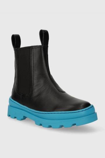 Детские кожаные ботинки Camper Brutus Kids цвет чёрный Детские кожаные ботинки Camper Brutus Kids цвет чёрный