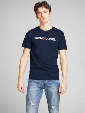 Jack&Jones Футболка Corp Logo 12137126 Cиній Slim Fit Jack&Jones Футболка Corp Logo 12137126 Cиній Slim Fit