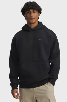 Мужское черное худи UA Icon Heavy Rib Hdy Черный L Under Armour 6008900-001