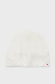 Женская серая шапка FLUFFY Серый ONESIZE Tommy Hilfiger AW0AW17779