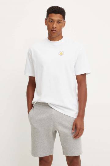 Хлопковая футболка Hummel Hummel x Peanuts мужская цвет белый с принтом 226086 Хлопковая футболка Hummel Hummel x Peanuts мужская цвет белый с принтом 226086