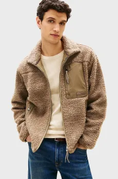 Мужская бежевая куртка TEDDY Бежевый S Tommy Hilfiger MW0MW40420