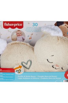 Мягкая игрушка Fisher-Price Сладкие сны зайчонка, с рождения (HXG97)