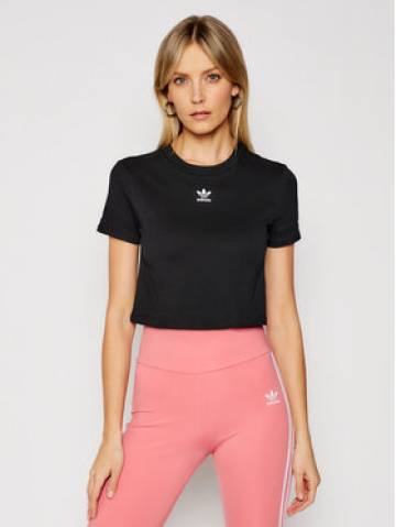 adidas Футболка Crop Top GN2802 Чорний Regular Fit adidas Футболка Crop Top GN2802 Чорний Regular Fit