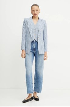 Пиджак с примесью льна Fracomina