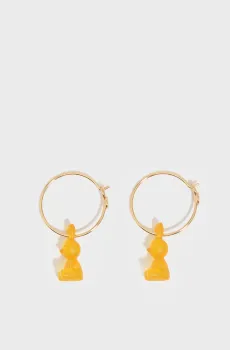 Женские золотистые серьги Золотой ONESIZE Bimba Y Lola 261BAF263.10150