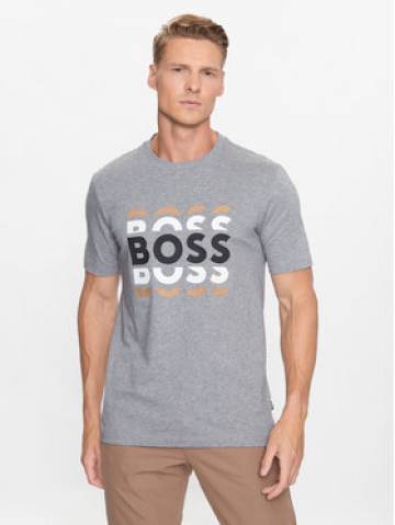 Boss Футболка 50495735 Сірий Regular Fit Boss Футболка 50495735 Сірий Regular Fit