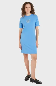 Женское синее платье REG SILVER LAUREL TEE Синий XS Tommy Hilfiger WW0WW41757