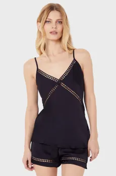 Женский черный топ BARIZA Черный M Etam 6545449