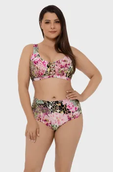 Женские трусики от купальника с узором Разноцветный 38 MARC&ANDRE L2522-ZP-BHA