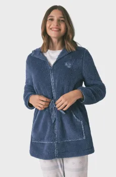 Женский синий халат Синий L womensecret 4682694