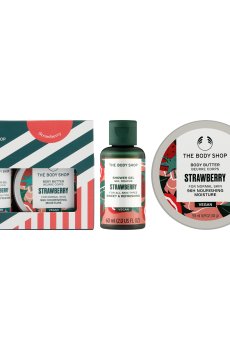 Подарочный набор The Body Shop Strawberry Клубника (гель для душа, 60 мл + баттер для тела, 50 мл)