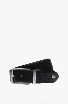 Мужской черный ремень Черный ONESIZE Lacoste RC4097672