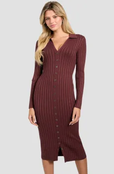 Женское бордовое платье Бордовый XS Guess W5BK60.Z2YJ2;G1G5