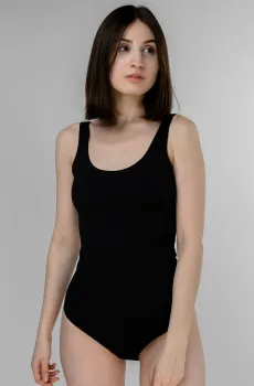 Женское черное боди Черный M brabrabra SLZ24615001
