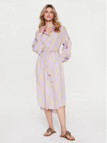 Silvian Heach Сукня-сорочка GPP23371VE Фіолетовий Regular Fit Silvian Heach Сукня-сорочка GPP23371VE Фіолетовий Regular Fit
