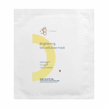 Биоцеллюлозная маска для лица и шеи 380 Skincare Brightening Bio-Cellulose Mask, 8 мл Биоцеллюлозная маска для лица и шеи 380 Skincare Brightening Bio-Cellulose Mask, 8 мл