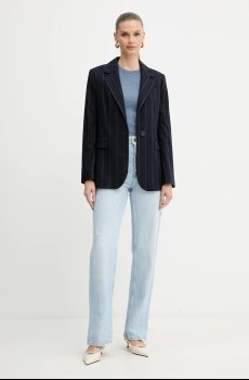 Шерстяная футболка BOSS Farbella