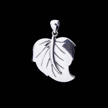 Серебряная подвеска-листочек 13932 Серебряная подвеска-листочек 13932
