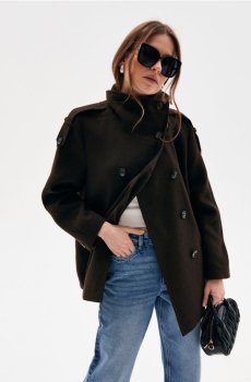 Куртка - темно коричневий