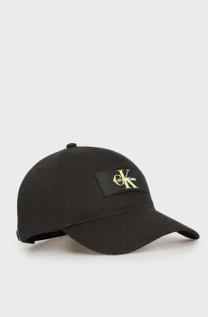 Мужская черная кепка LOGO SILICONE Черный ONESIZE Calvin Klein LV04D5042G