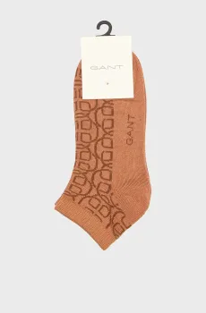 Женские носки (3 пары) MONOGRAM ANKLE SOCKS 3-PACK Разноцветный 36-38 Gant 4960234