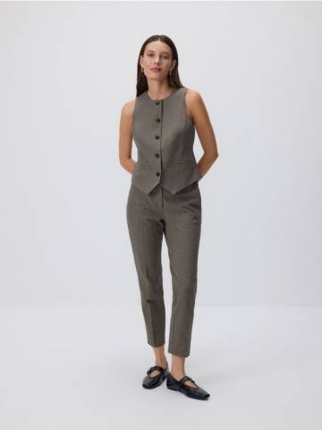 Reserved - Штани-сигарети з ременем - різнобарвний - 293FT-MLC