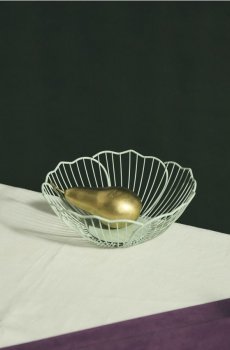 Ажурна декоративна миска - світло-зелений