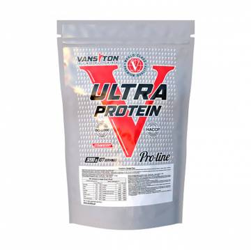 Протеин Vansiton Ultra Protein в порошке, со вкусом клубники, 3.2 кг
