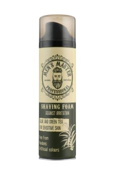 Мужская пена для бритья Mens Master Алоэ и зелёный чай, 200 мл