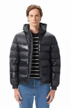 Мужская черная куртка Черный 50 Lacoste BH2642031