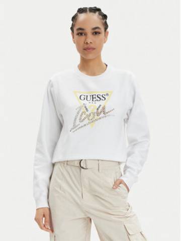 Guess Світшот Icon W4GQ09 KB681 Білий Relaxed Fit Guess Світшот Icon W4GQ09 KB681 Білий Relaxed Fit