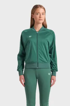 Женская зеленая спортивная кофта RELAX IV TEAM JACKET Зеленый XS Arena 001223-661