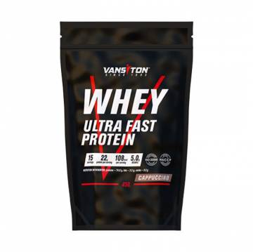 Протеин Vansiton Whey Ultra Fast Protein Капучино, 450 г Протеин Vansiton Whey Ultra Fast Protein Капучино, 450 г