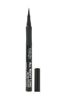 Водостойкая подводка для глаз Karaja All Night Long 18H Pen Eyeliner, тон 1, 1.1 г