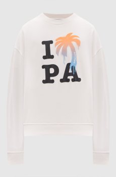 Свитшот I Love PA цвета айвори