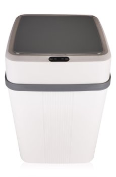 Автоматическое аккумуляторное мусорное ведро для ванной комнаты с датчиком приближения, 10 л