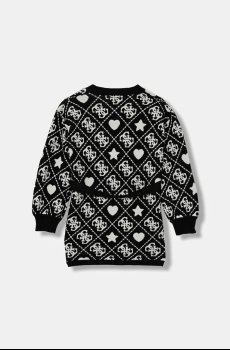 Детский кардиган с примесью шерсти Guess