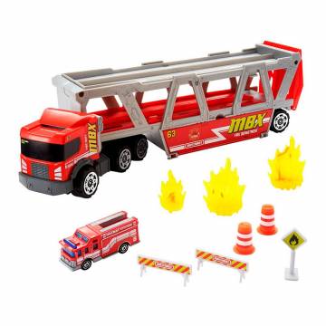 Ігровий набір Matchbox Дорожня пригода Пожежний транспортер (GWM23) Ігровий набір Matchbox Дорожня пригода Пожежний транспортер (GWM23)