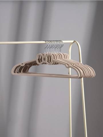 Вішалки, 10 шт. - кремовий