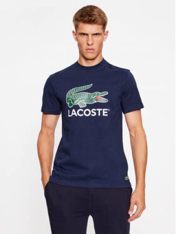 Lacoste Футболка TH1285 Cиній Regular Fit Lacoste Футболка TH1285 Cиній Regular Fit