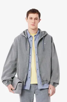 Мужская серая джинсовая куртка Серый 54 Lacoste BH0801FNI